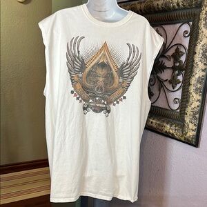 Harley-Davidson  SL Tee - White Winged & Santa Fe Graphics -Sz 2XL